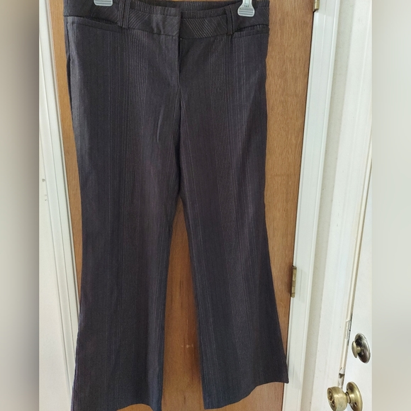Xoxo pin stripe dress pants. Straight leg with shallow front pockets - Picture 1 of 3